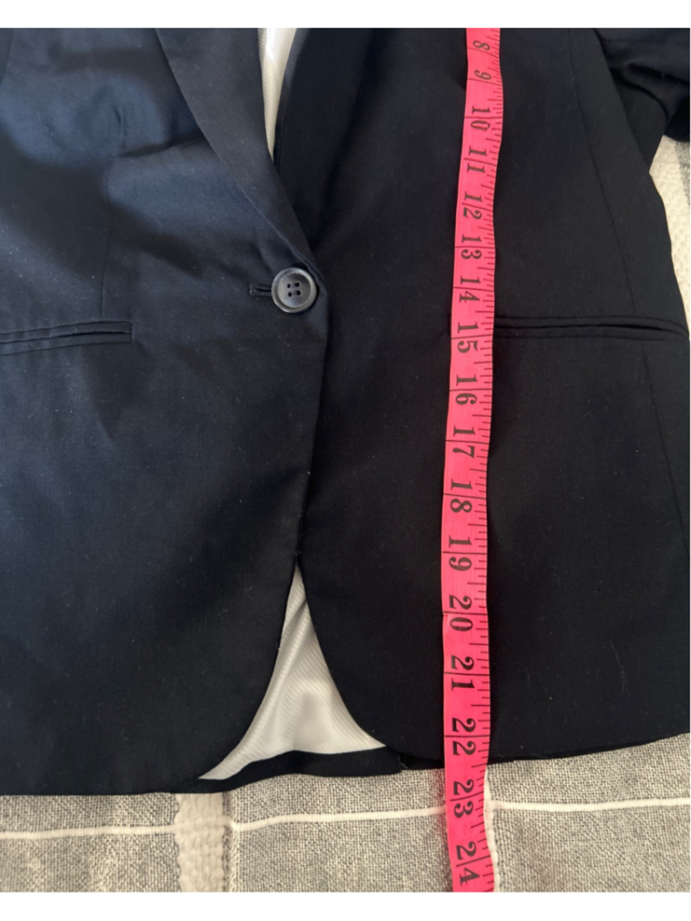 Women’s Navy Blue Blazer Size 6 - Picture 9 of 11